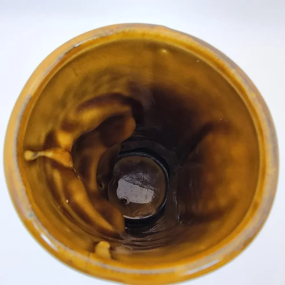 Orchids of Hawaii R-74 Brown Glazed Tiki Mug Vintage Ceramic Barware Taiwan - Picture 5 of 9